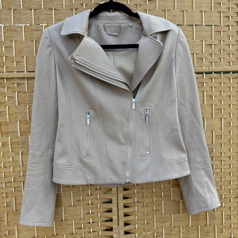 Elie Tahari Beige Women's Jacket‎ Size Small